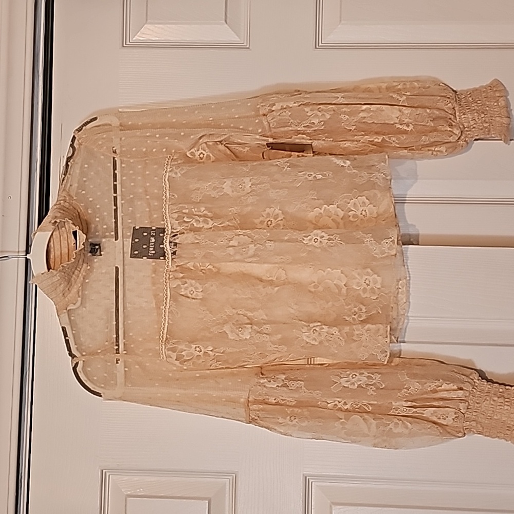 Forever 21 Lace Knit Top